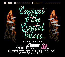 Conquest of the Crystal Palace screenshot 3 for NES